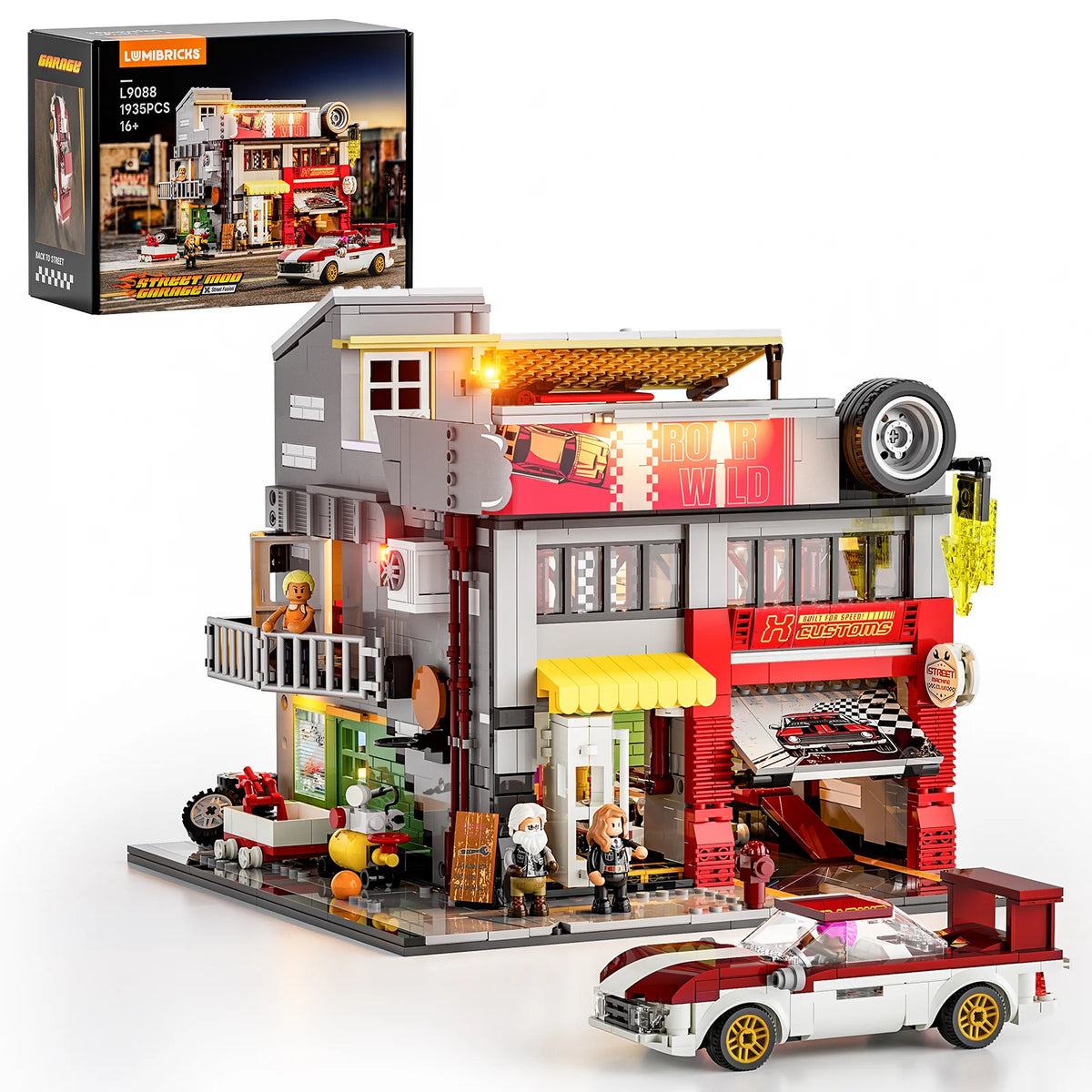 Lumibricks Street MOD Garage L9088-Bricking Lebanon