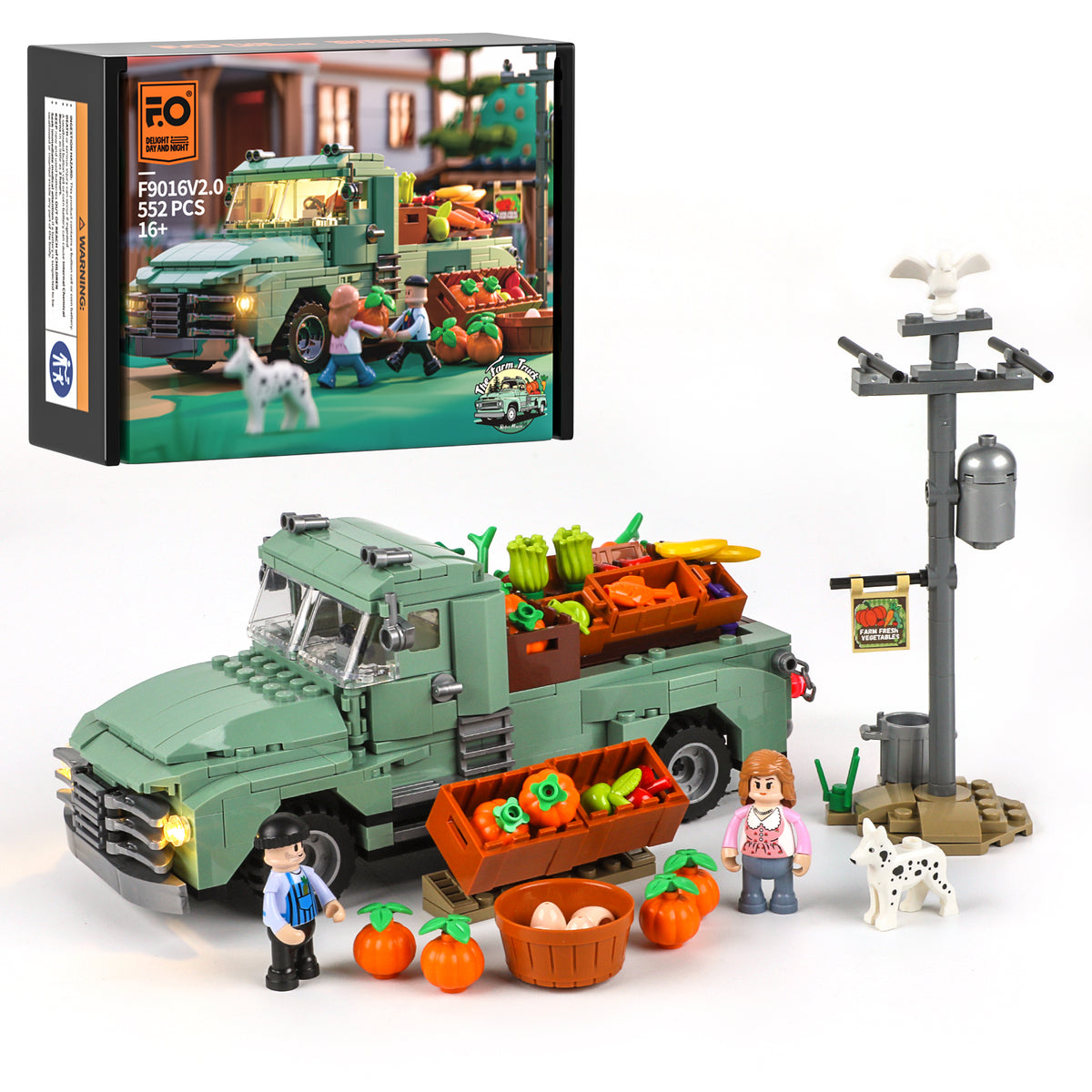 Lumibricks The Farm Truck F9016-Bricking Lebanon