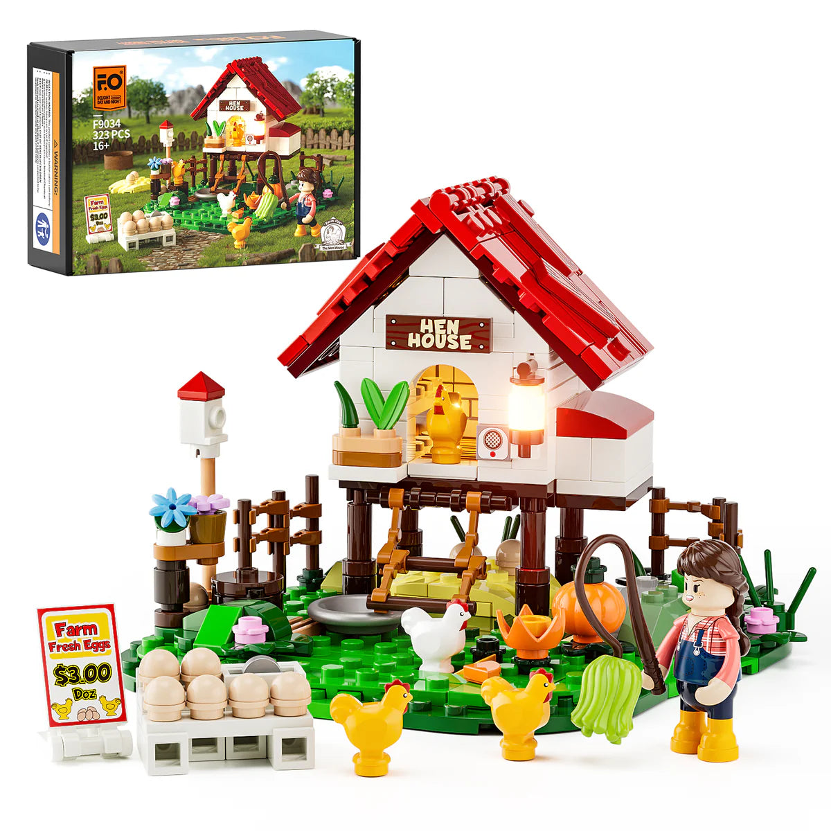 Lumibricks The Hen House F9034-Bricking Lebanon