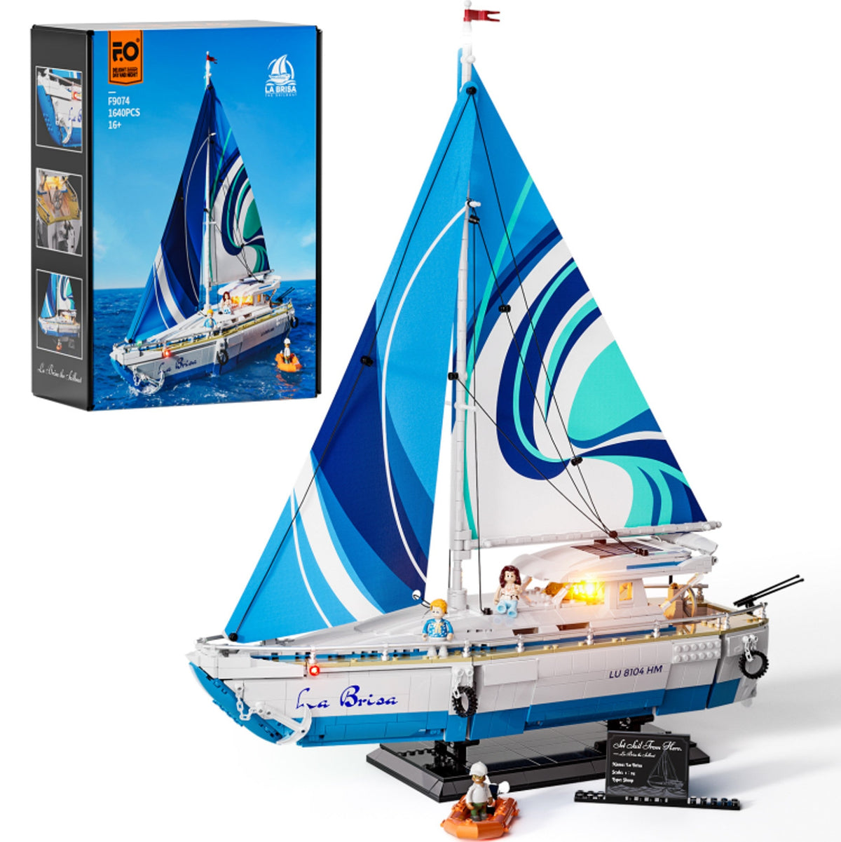 Lumibricks The Sailboat : La Brisa F9074-Bricking Lebanon