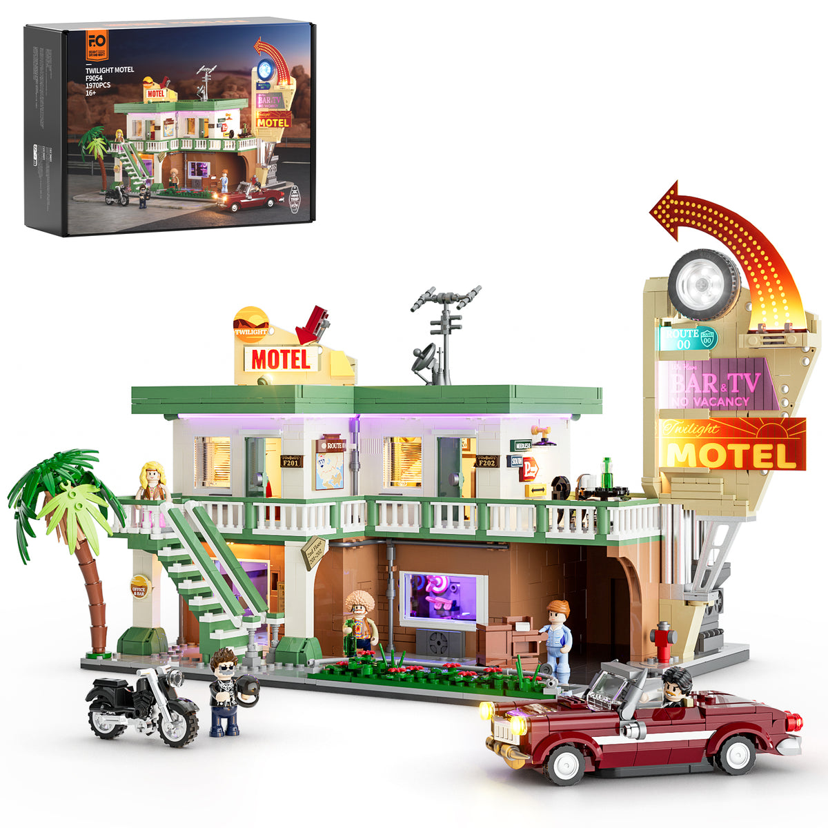 Lumibricks Twilight Motel F9054-Bricking Lebanon