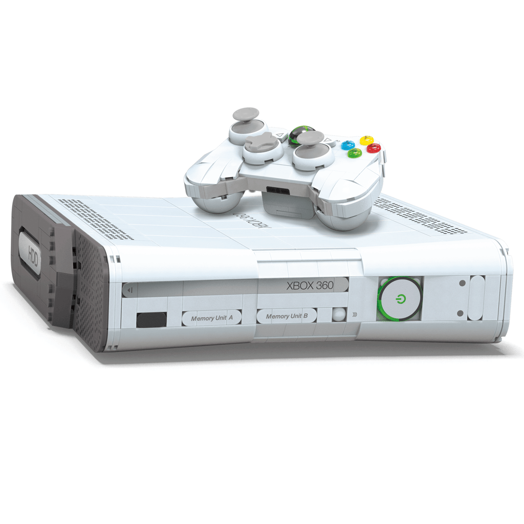 MEGA Showcase Microsoft Xbox 360 Collector Building Set with Lights