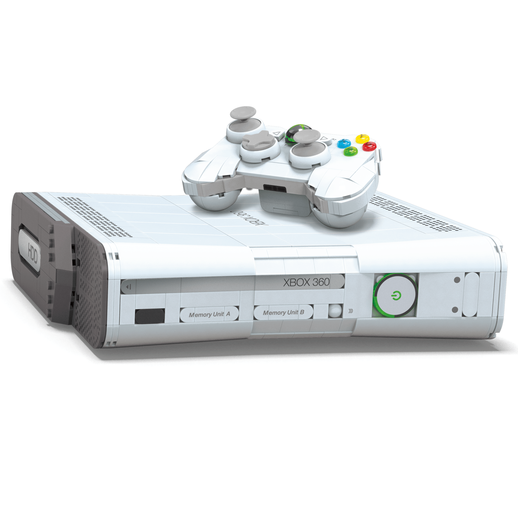 MEGA Showcase Microsoft Xbox 360 Collector Building Set with Lights