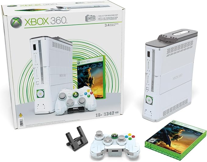 MEGA Showcase Microsoft Xbox 360 Collector with Lights-Bricking Lebanon