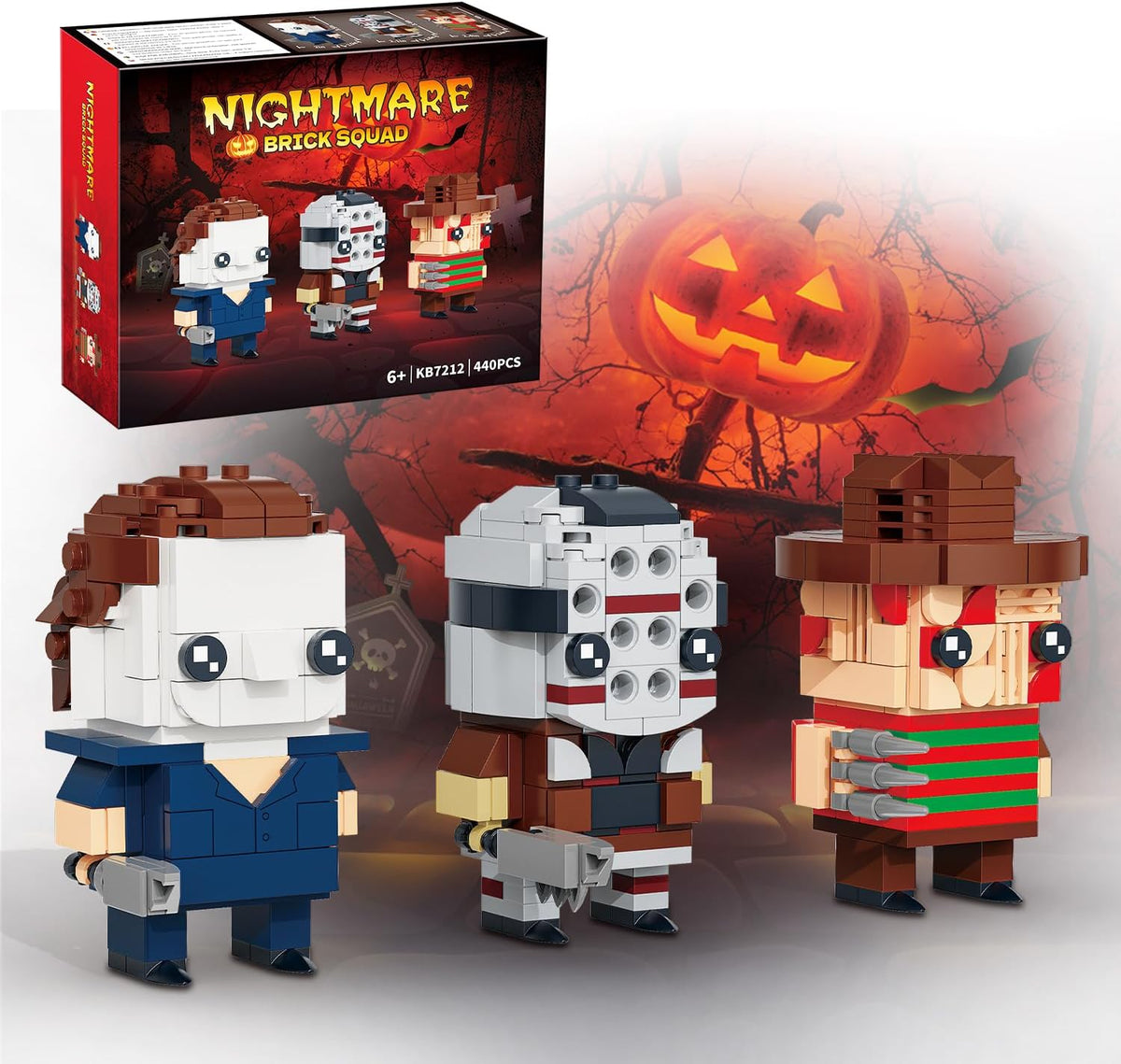 MOC Halloween Horror Figures with Michael, Jason & Freddy KB7212-Bricking Lebanon