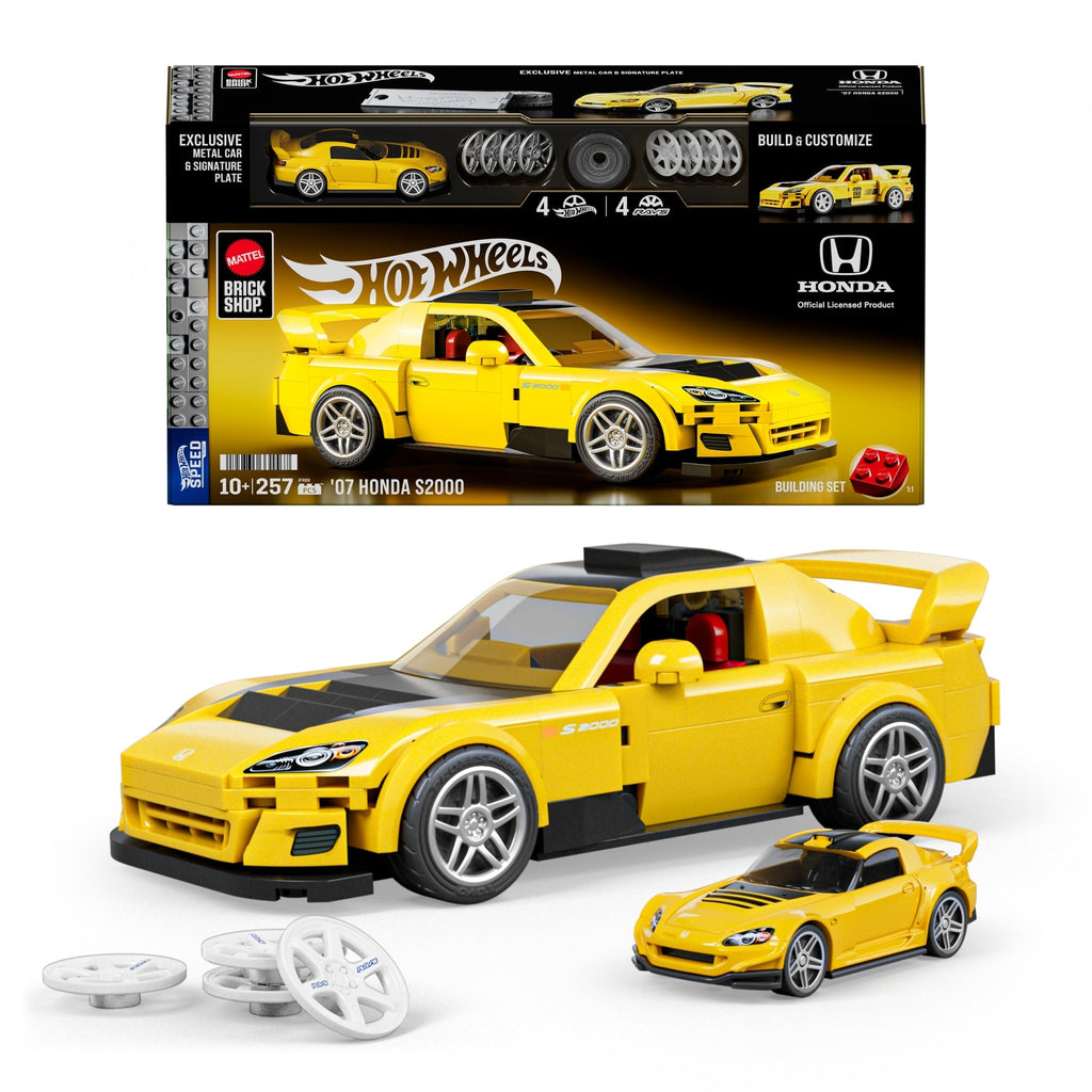 Mattel Brick Shop Hot Wheels '07 Honda S2000 s2000-jfr88