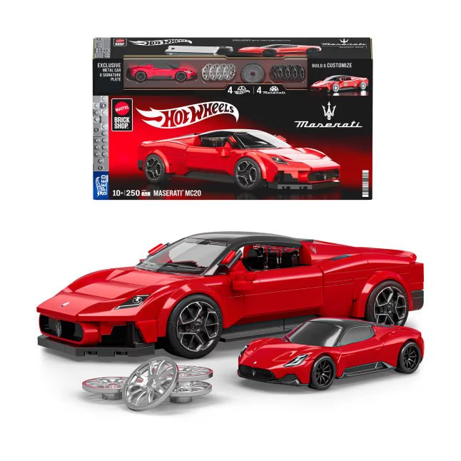 Mattel Brick Shop Maserati Mc20 JFR90-Bricking Lebanon