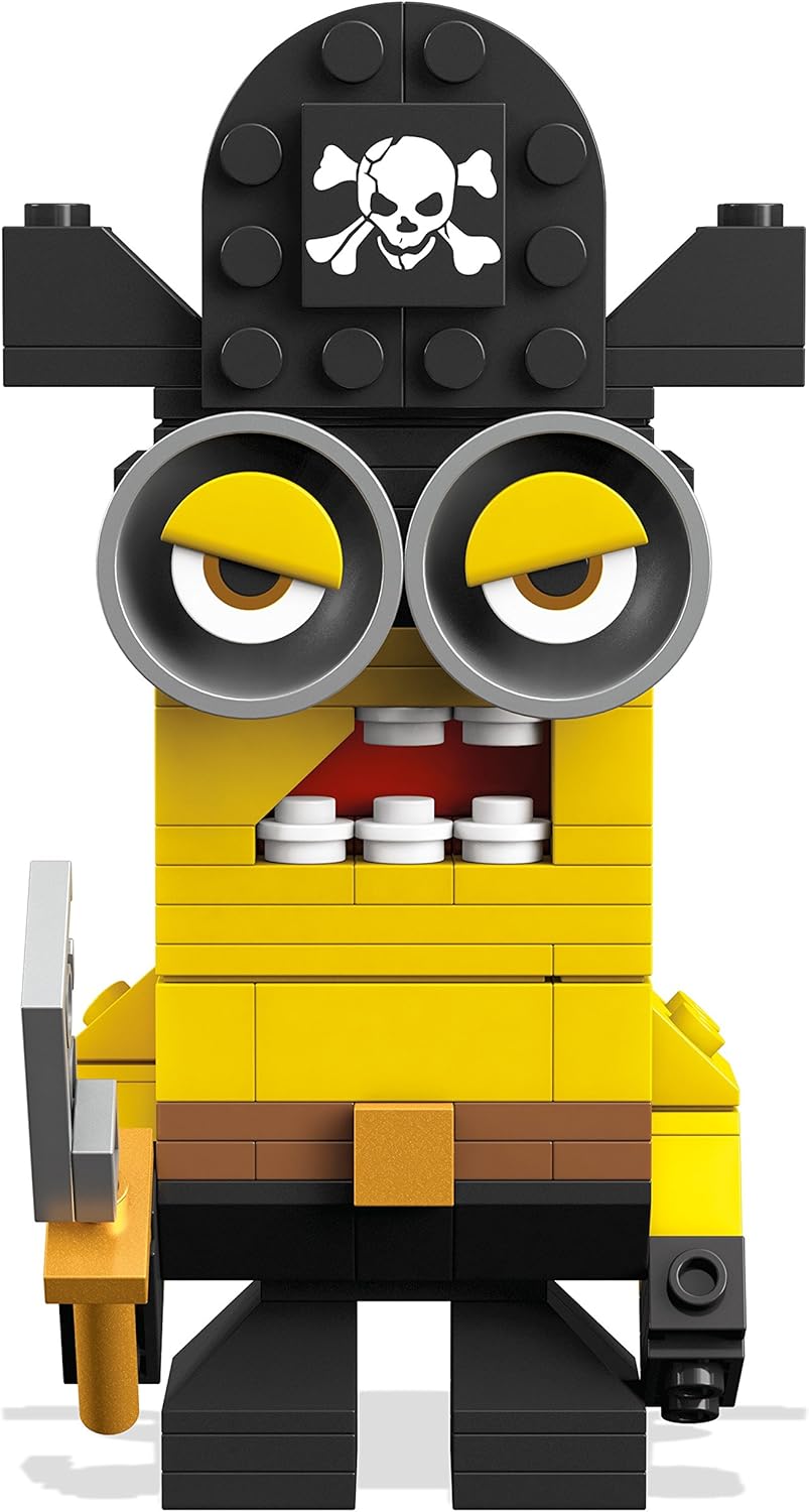 Mega Brands Kubros Pirate Minion Buildable Retro Plastic Figure Set