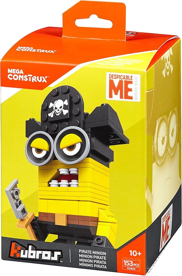 Mega Brands Kubros Pirate Minion Buildable Retro Plastic Figure Set