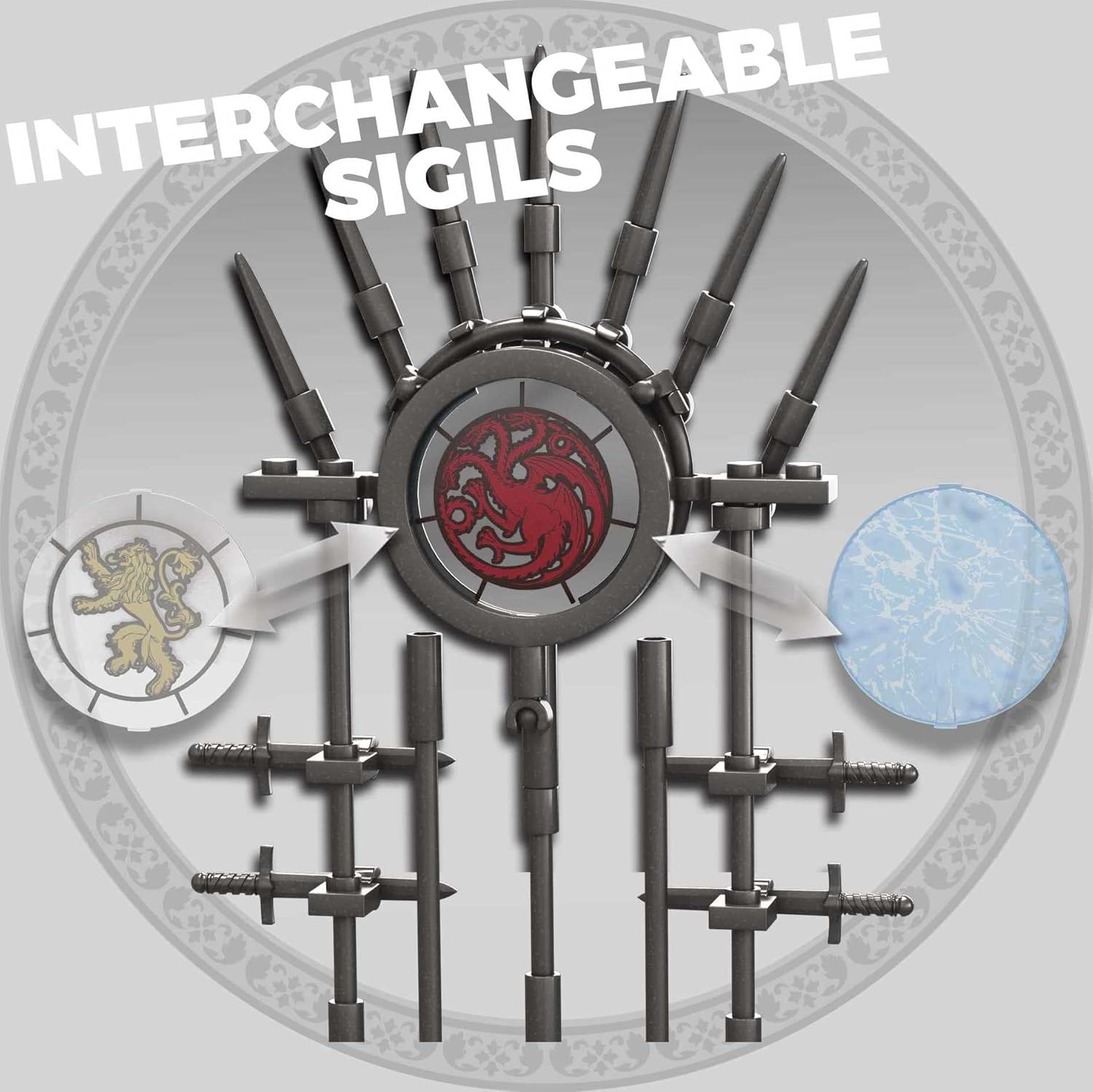Mega Construx Game of Thrones Iron Throne Building Set