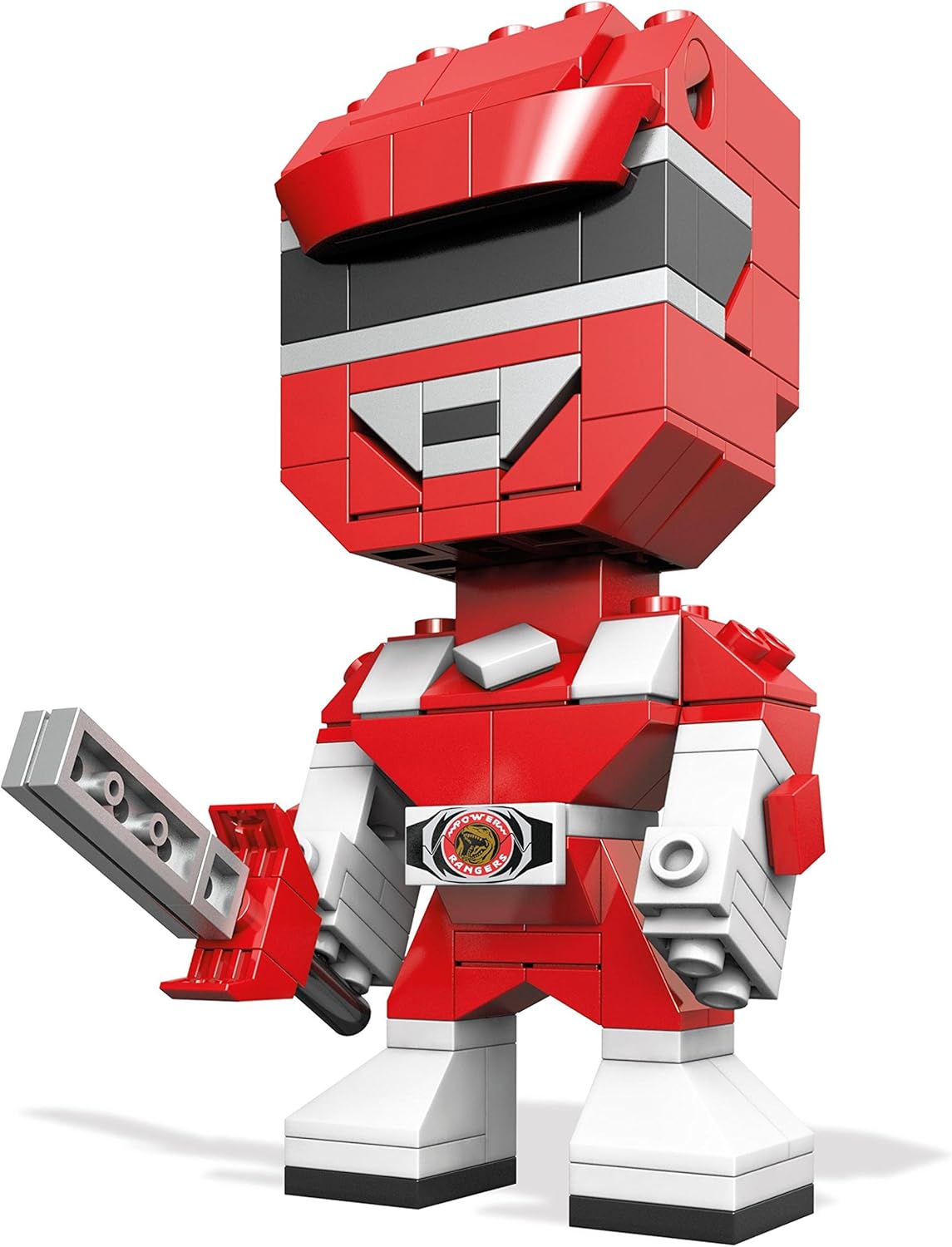 Mega Construx Kubros Power Rangers Red Ranger Buildable Figure Kit