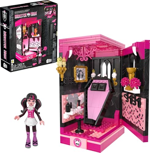 Mega Monster High Draculaura Biblio-Crypt Building Set 301 Pieces
