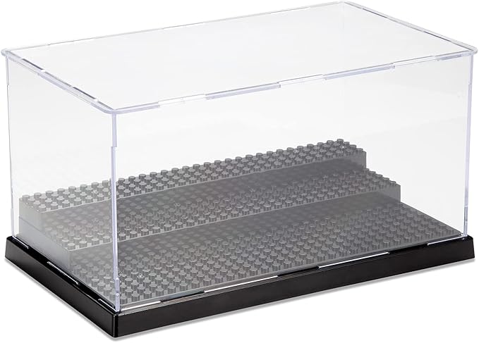 Minifig Display Case with Stackable Layers
