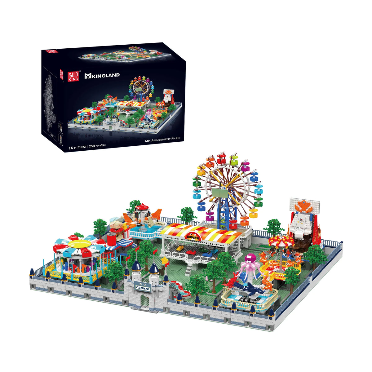 Mould King Large Amusement Park 11014 MK11022-Bricking Lebanon