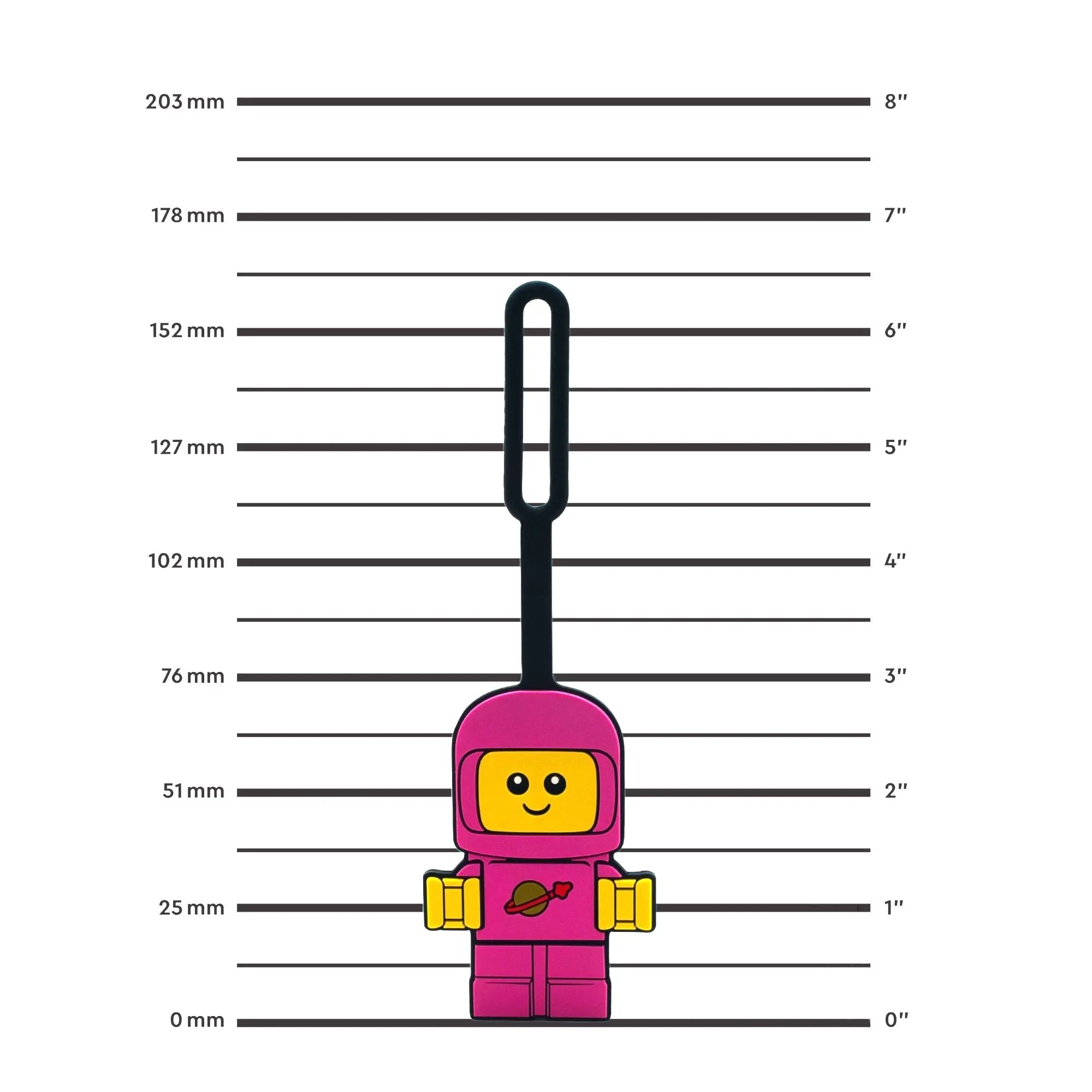 LEGO - Pink Spacebaby Bag Tag - 53649