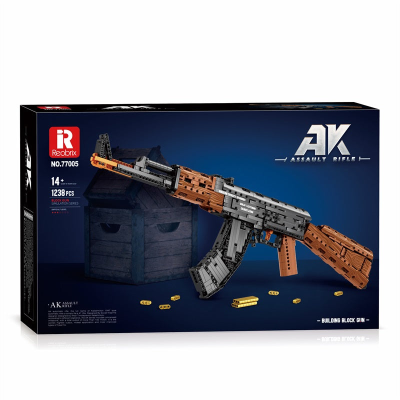 Reobrix 77005 AK-47 Assault Rifle Building Set 1238 Piece Model-Reobrix-Bricking Lebanon