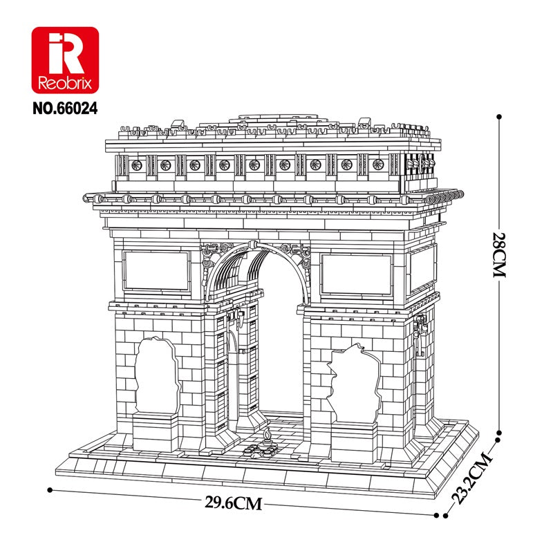 Reobrix L'Arc de Triomphe Paris Architecture Building Set-Reobrix-Bricking Lebanon