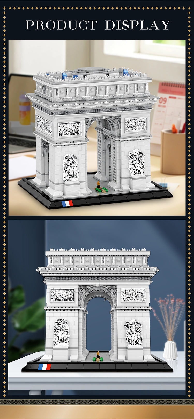 Reobrix L'Arc de Triomphe Paris Architecture Building Set-Reobrix-Bricking Lebanon
