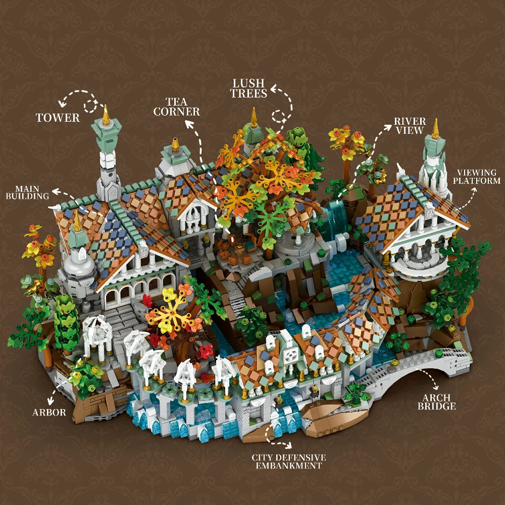 Reobrix Lord of the Rings Duskvale Sanctum Building Set-Reobrix-Bricking Lebanon