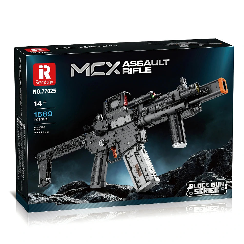 Reobrix - MCX Assault Rifle Military ABS Plastic Set - 77025