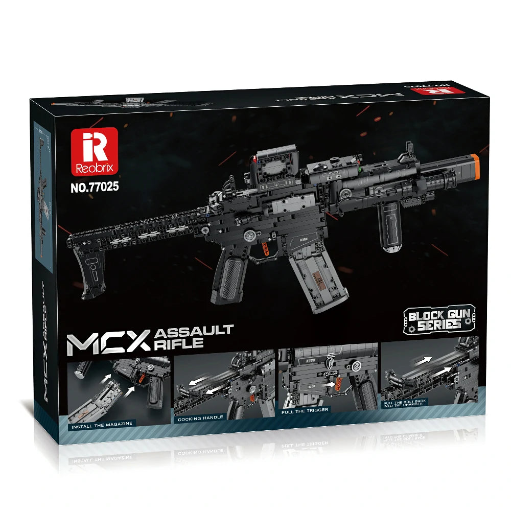 Reobrix - MCX Assault Rifle Military ABS Plastic Set - 77025