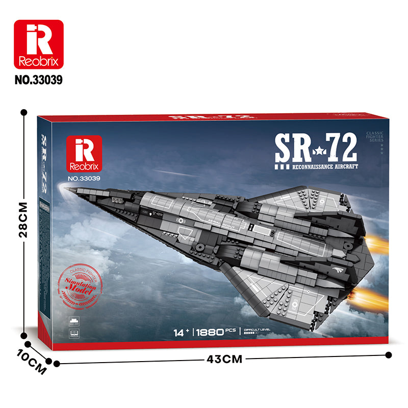 Reobrix SR-72 Hypersonic Reconnaissance Aircraft Military Building Block Set-Reobrix-Bricking Lebanon