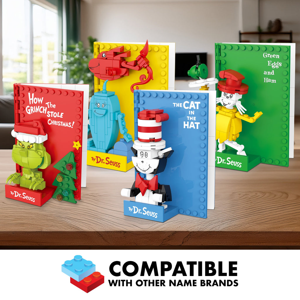 Dr. Seuss - Storytime Book Building Set Bundle