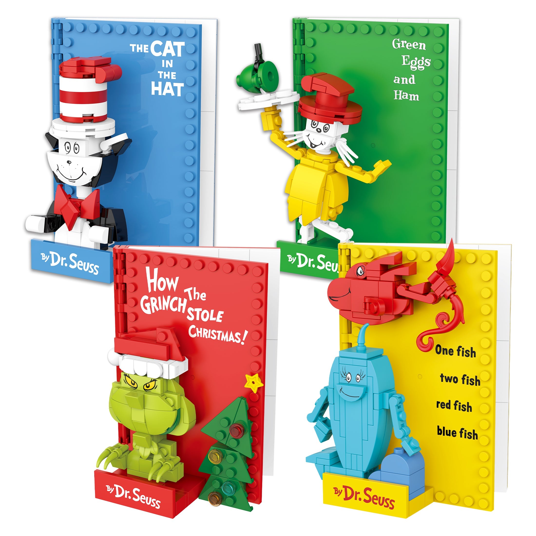 Dr. Seuss - Storytime Book Building Set Bundle