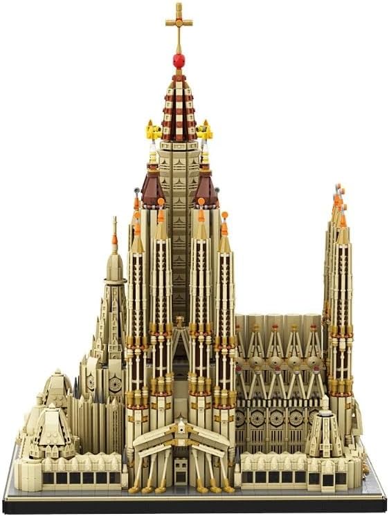 Sagrada Familia Cathedral Spain MOC Brick Set (10,049 Pieces)-Bricking Lebanon