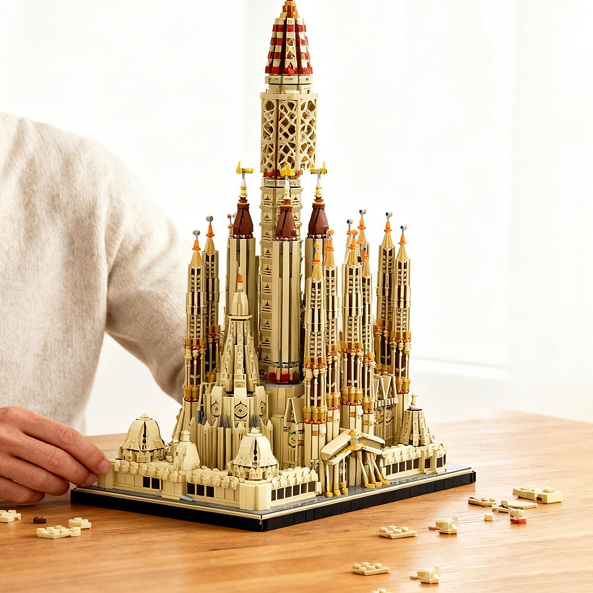 Sagrada Familia Cathedral Spain MOC Brick Set (10,049 Pieces