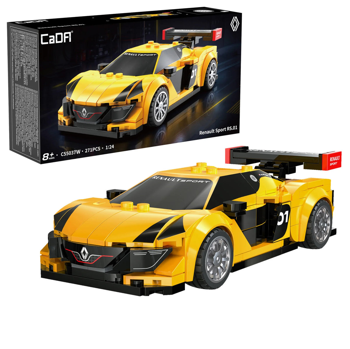 CaDA Renault Sport RS.01 1:24 C55037W brick-built vehicle model