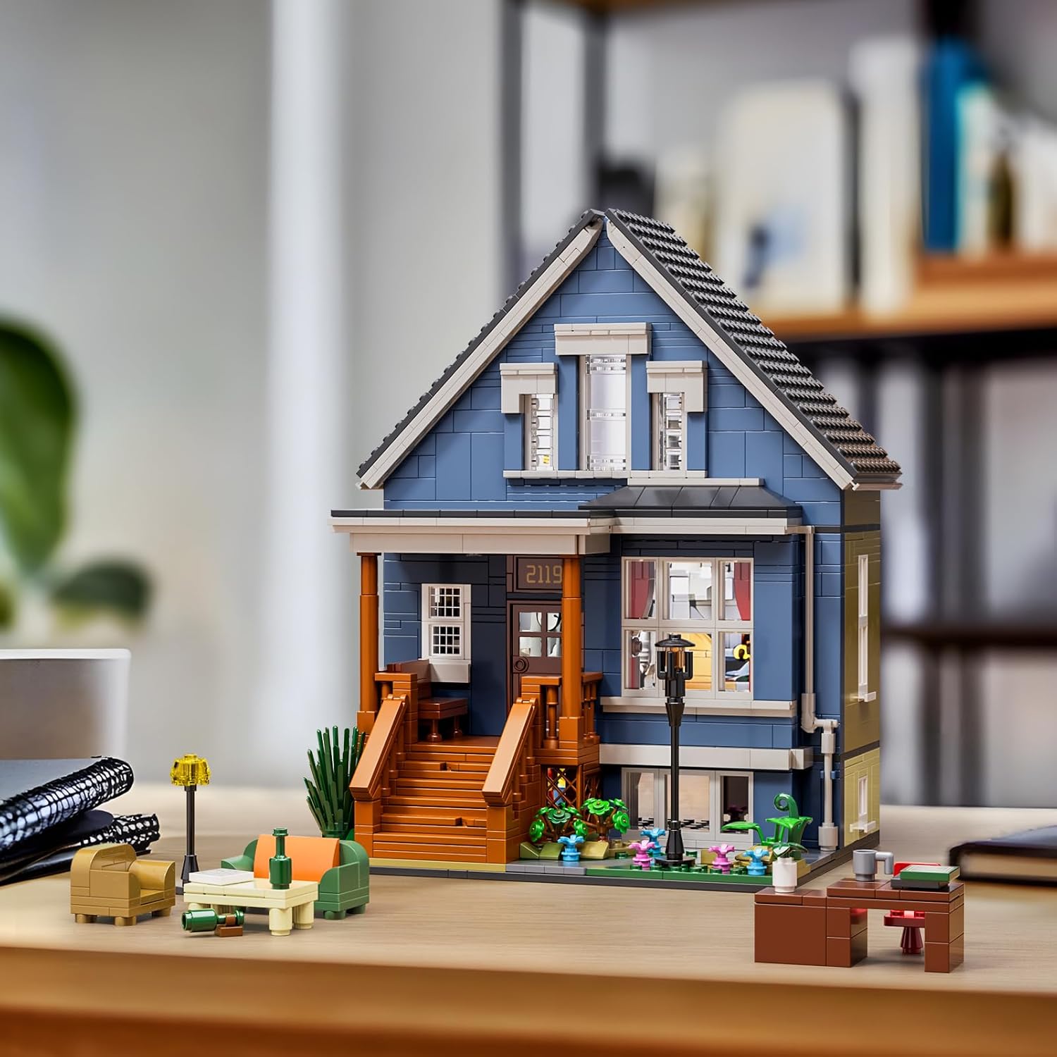Shame House Building Blocks, Gallagher House TV Series Frank Fiona Creative Toys Set Compatible with Lego, Gift Decor for Fans 18+ Adult (1058 PCS)