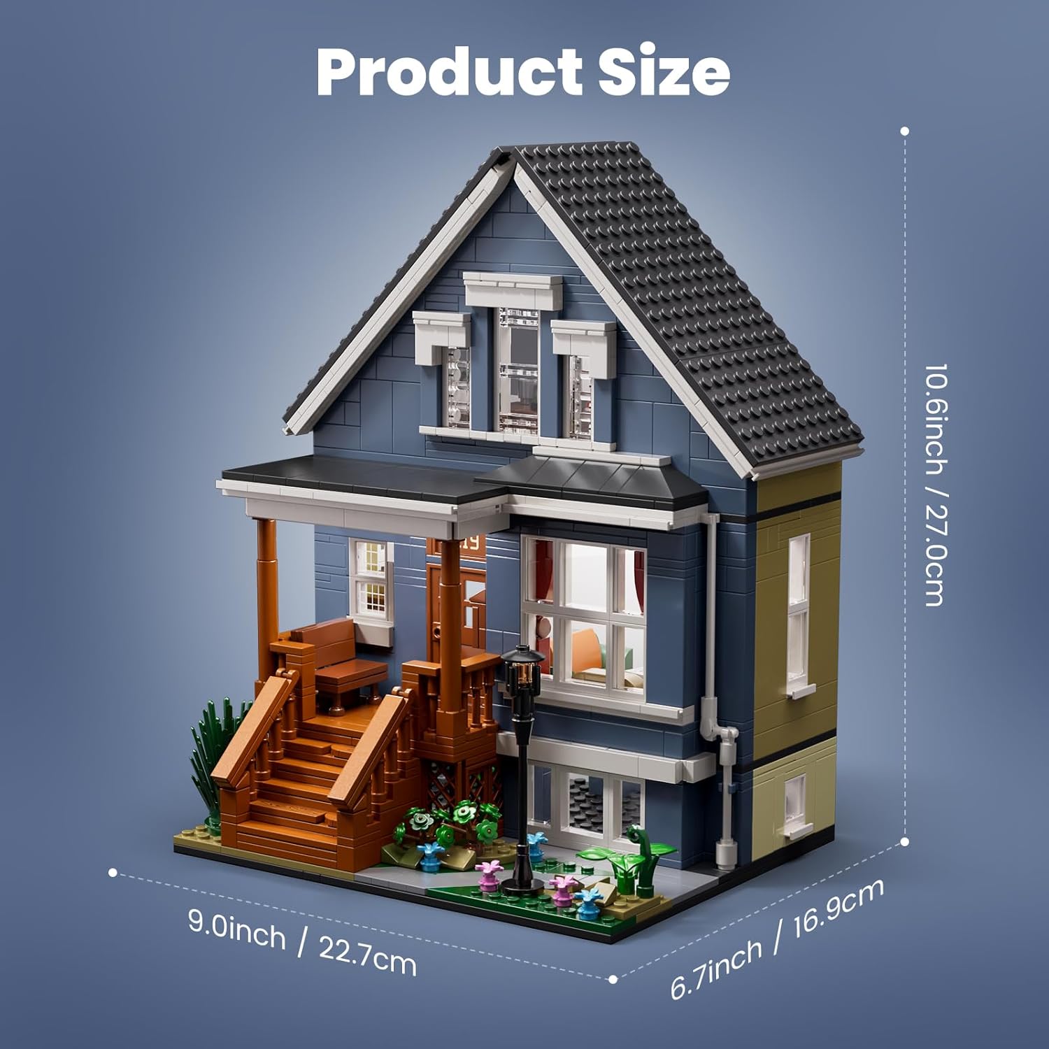 Shame House Building Blocks, Gallagher House TV Series Frank Fiona Creative Toys Set Compatible with Lego, Gift Decor for Fans 18+ Adult (1058 PCS)