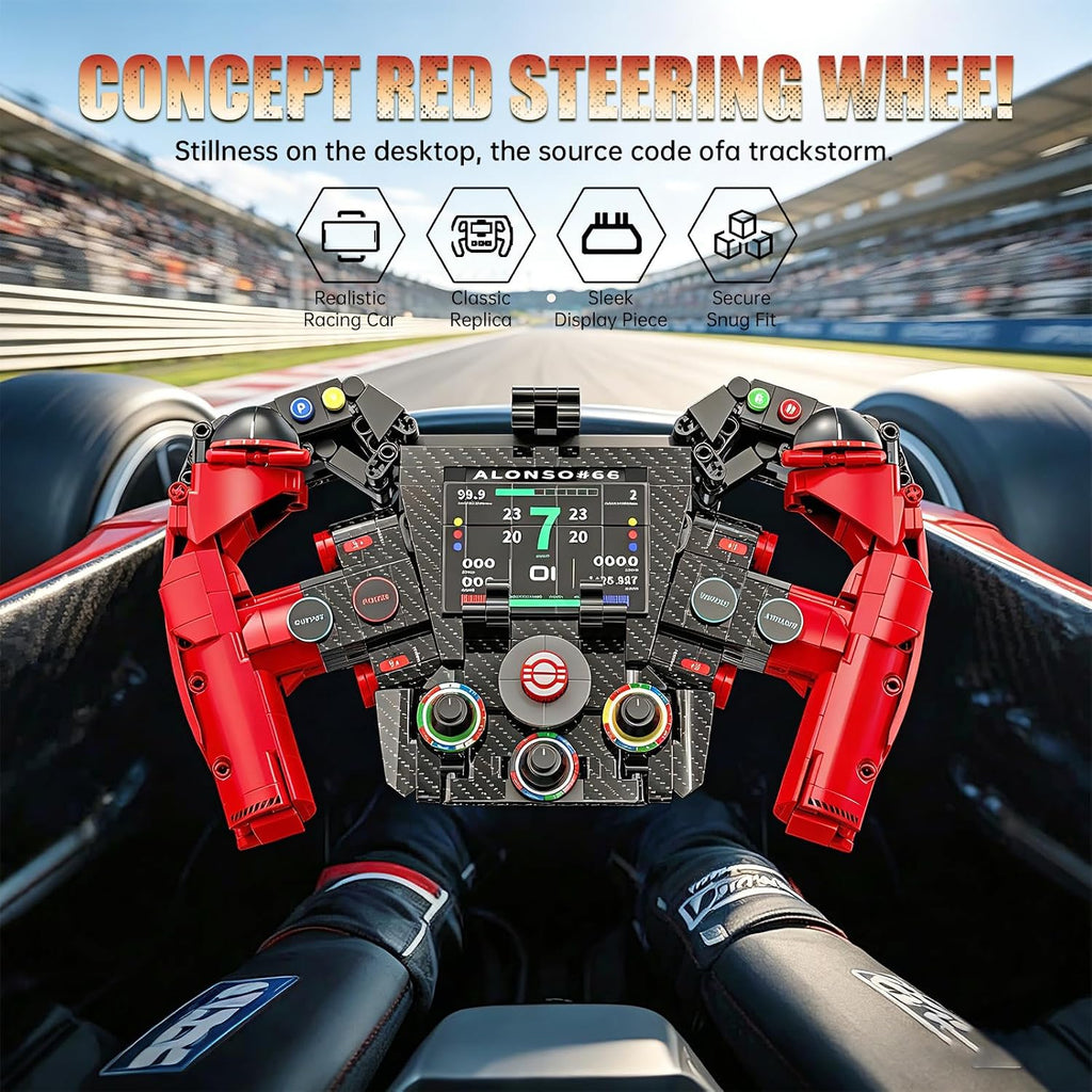 Alonso F1 Series Steering Wheel Building Set H2001