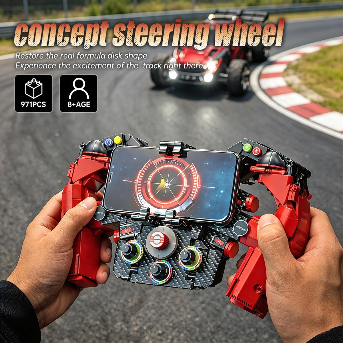 Alonso F1 Series Steering Wheel Building Set H2001