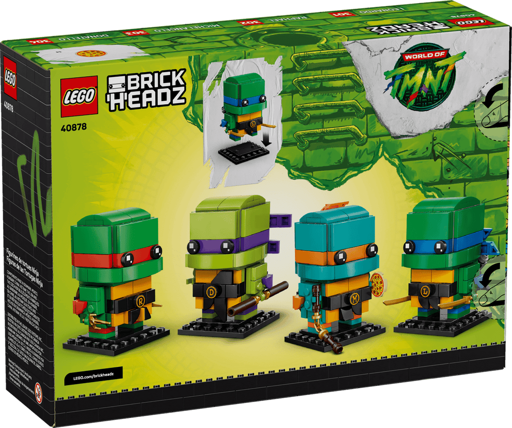 LEGO BrickHeadz Teenage Mutant Ninja Turtles Figures 40878