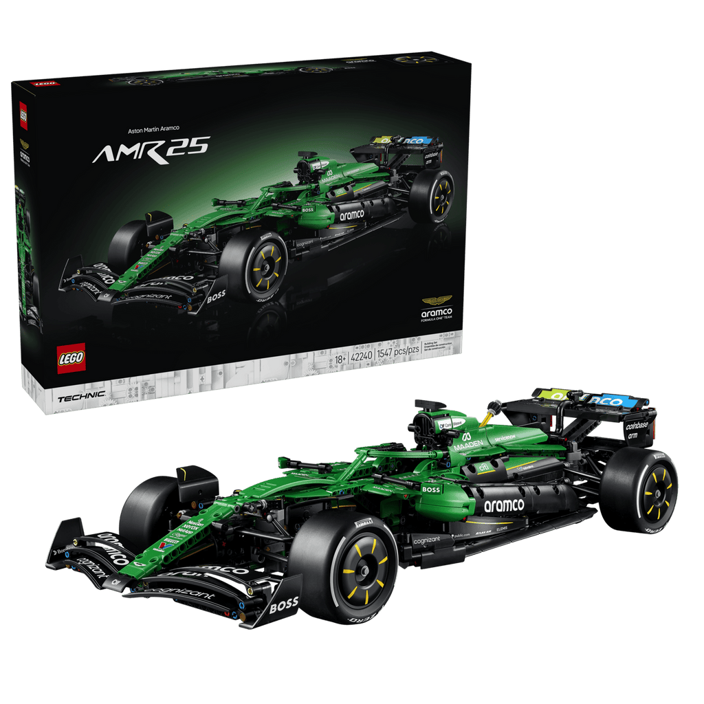 LEGO Technic Aston Martin AMR25 F1 Car 1:8 Scale 1547 Pieces
