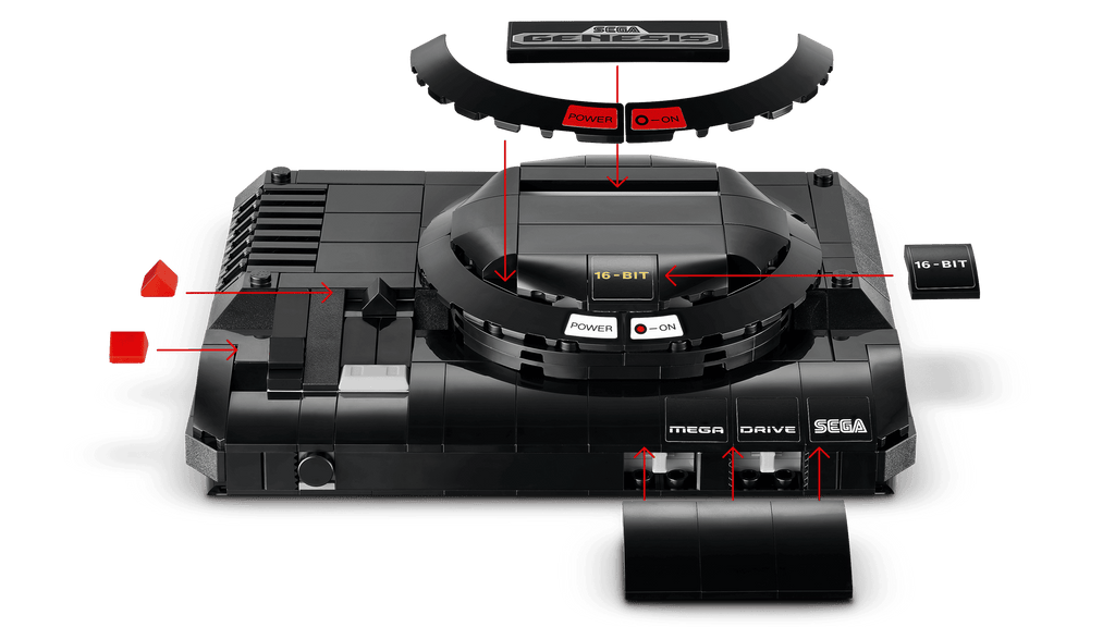 LEGO - SEGA® Genesis™ Console Retro Gaming Set - 40926