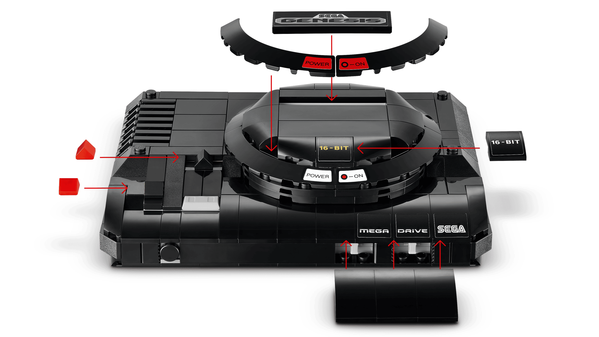 LEGO - SEGA® Genesis™ Console Retro Gaming Set - 40926