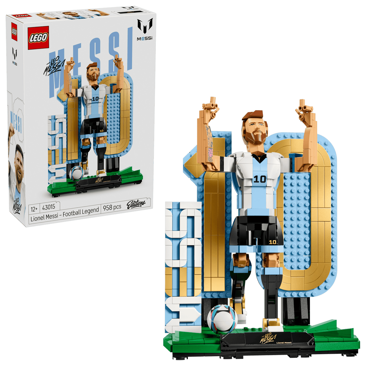 LEGO Editions Lionel Messi Soccer Legend Display Model 43015