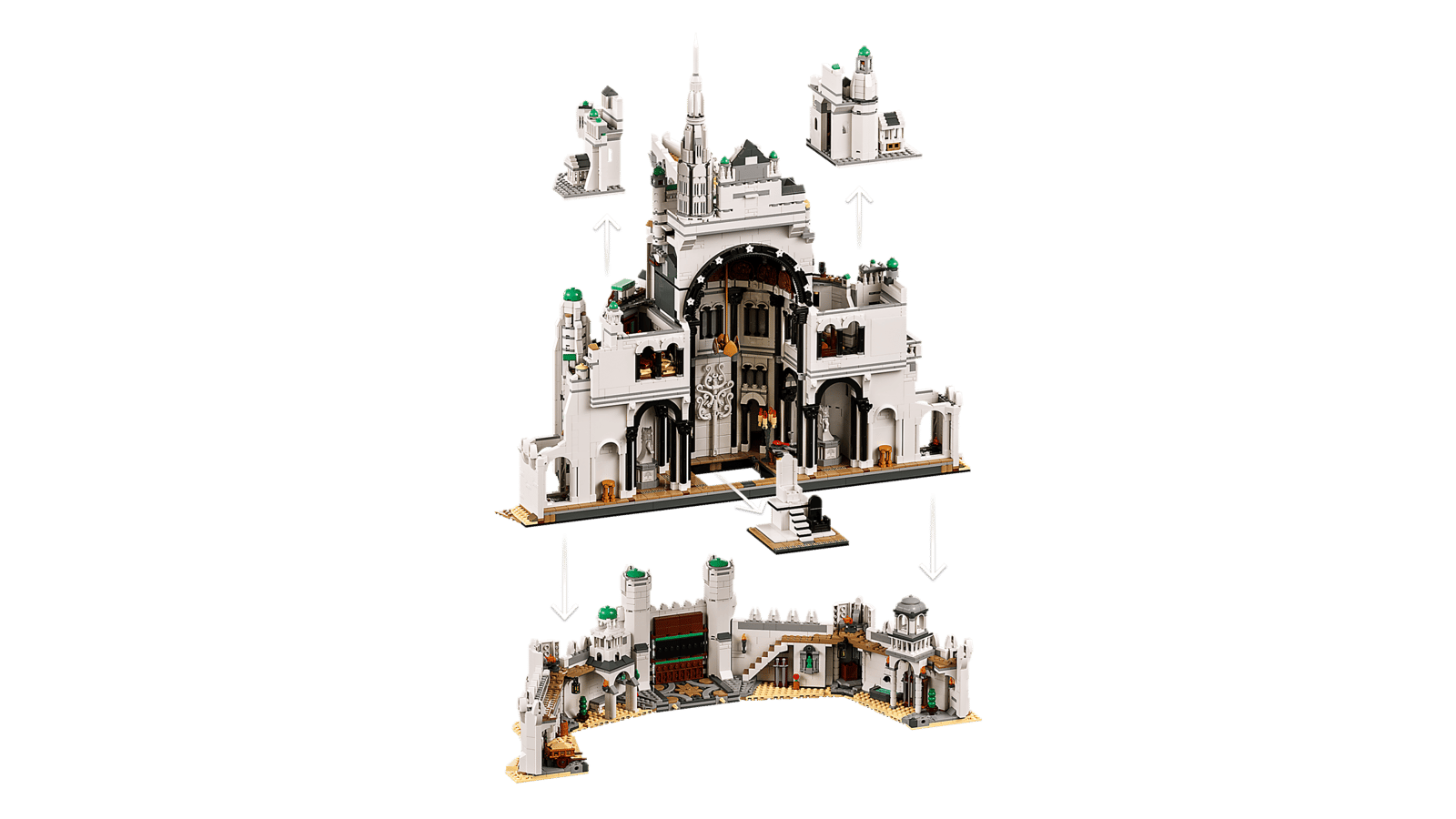 LEGO® Icons Minas Tirith 11377 Lord Of The Rings