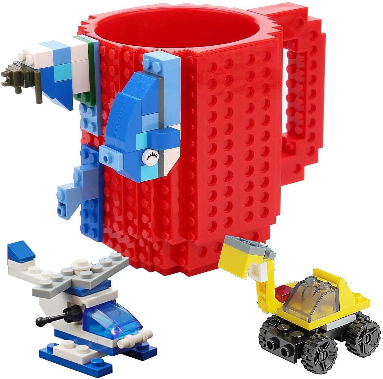 Bricking Studded Mug (Red)