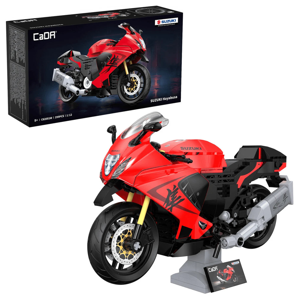 CaDA Suzuki Hayabusa C62051W brick-built vehicle model