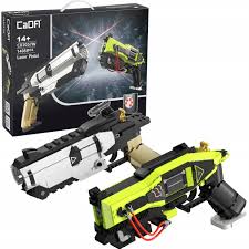 CaDA Laser ToyPistol C81057W Blaster Block Toy Set (1408 Pieces