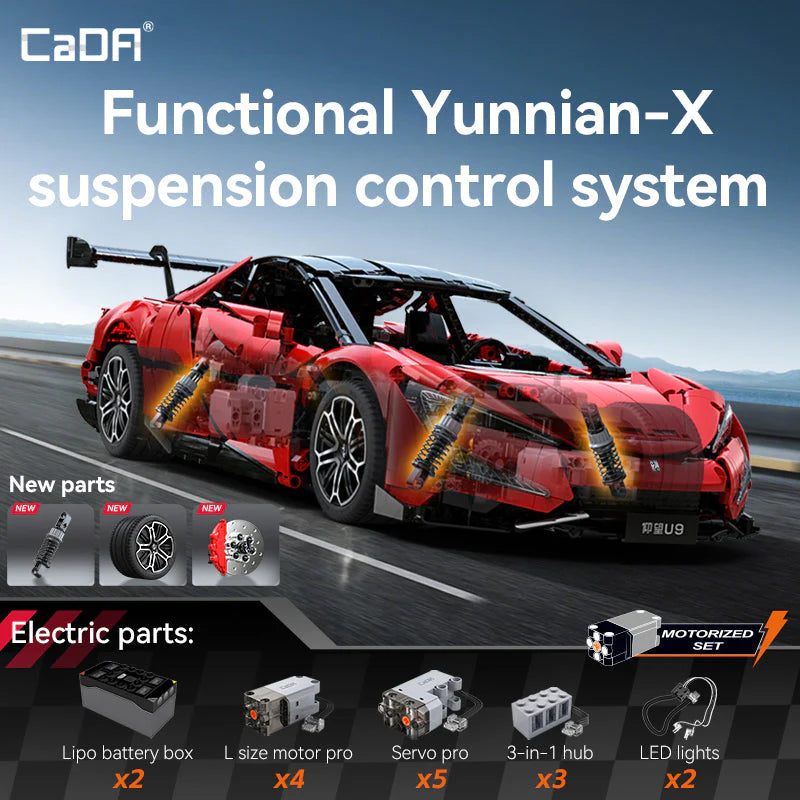 CaDA MASTER BYD Yangwang U9 1/8 Technic Car