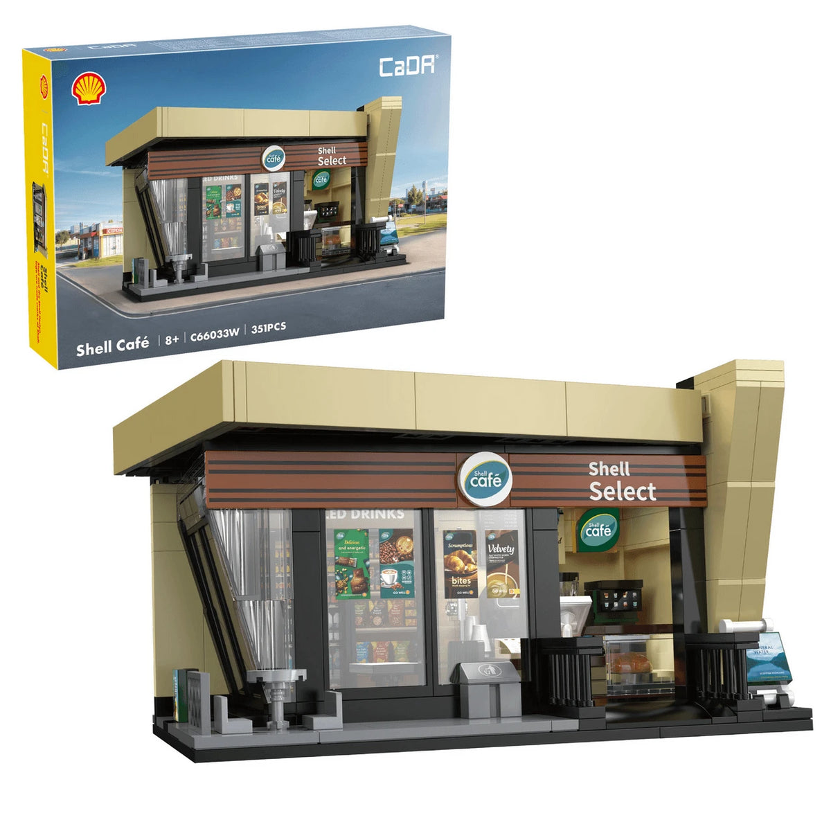 CaDA Shell Café C66033W building set