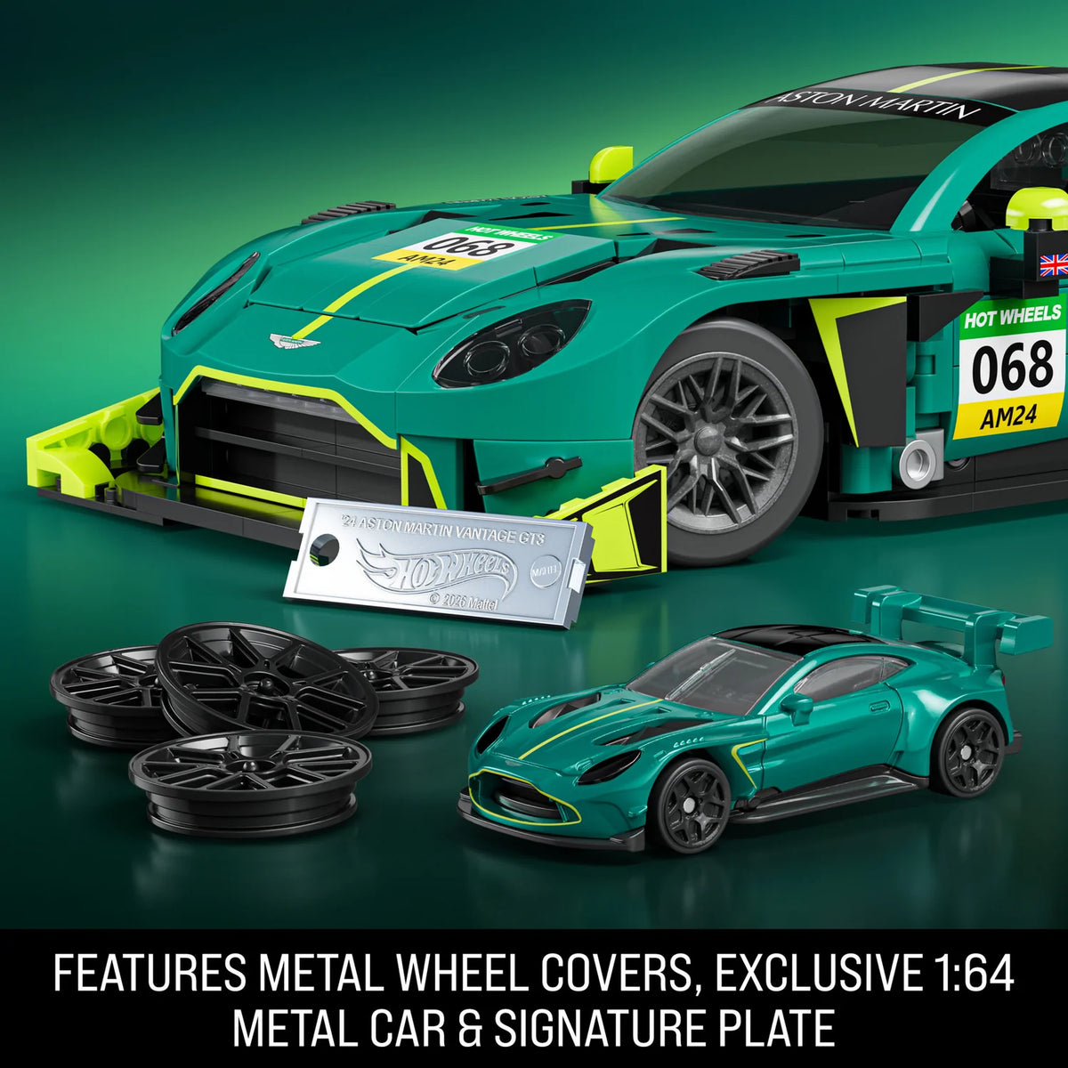 Mega Brands Hot Wheels ’24 Aston Martin Vantage GT3 JLF51