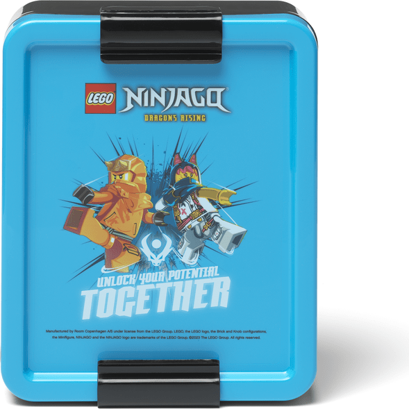 Lunch Box, NINJAGO Dragons Rising 'Unlock Your Potential Together' Pattern