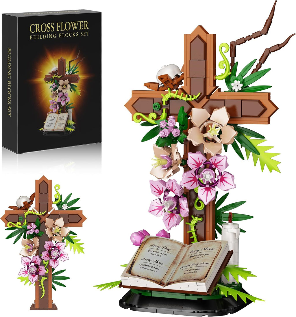 FCEYOUT Cross Flower Building Set B0022