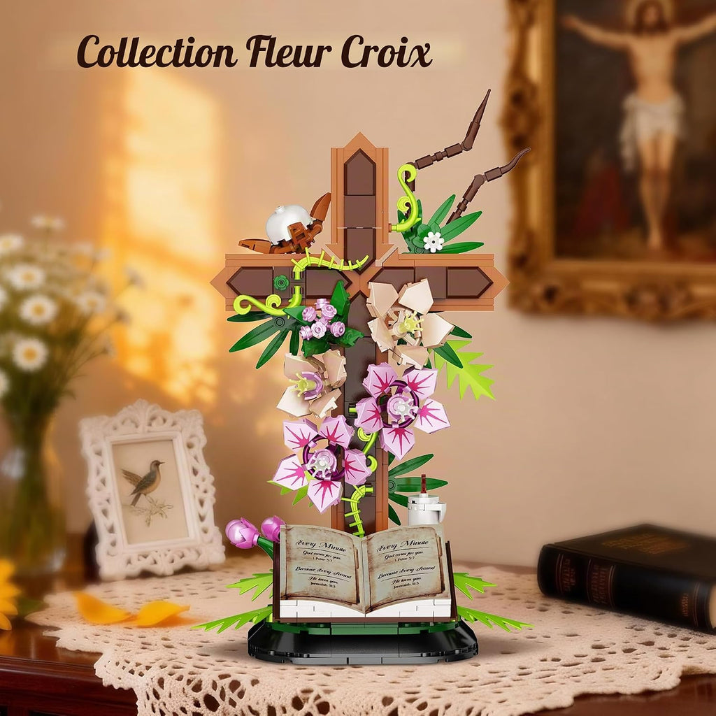 FCEYOUT Cross Flower Building Set B0022